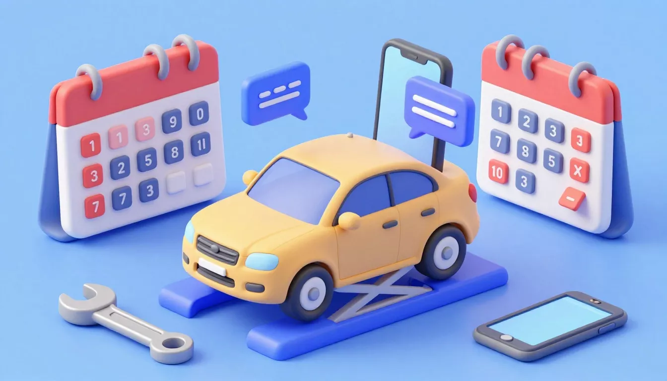 Как настроить SMS-напоминание о диагностике авто через 6 месяцев